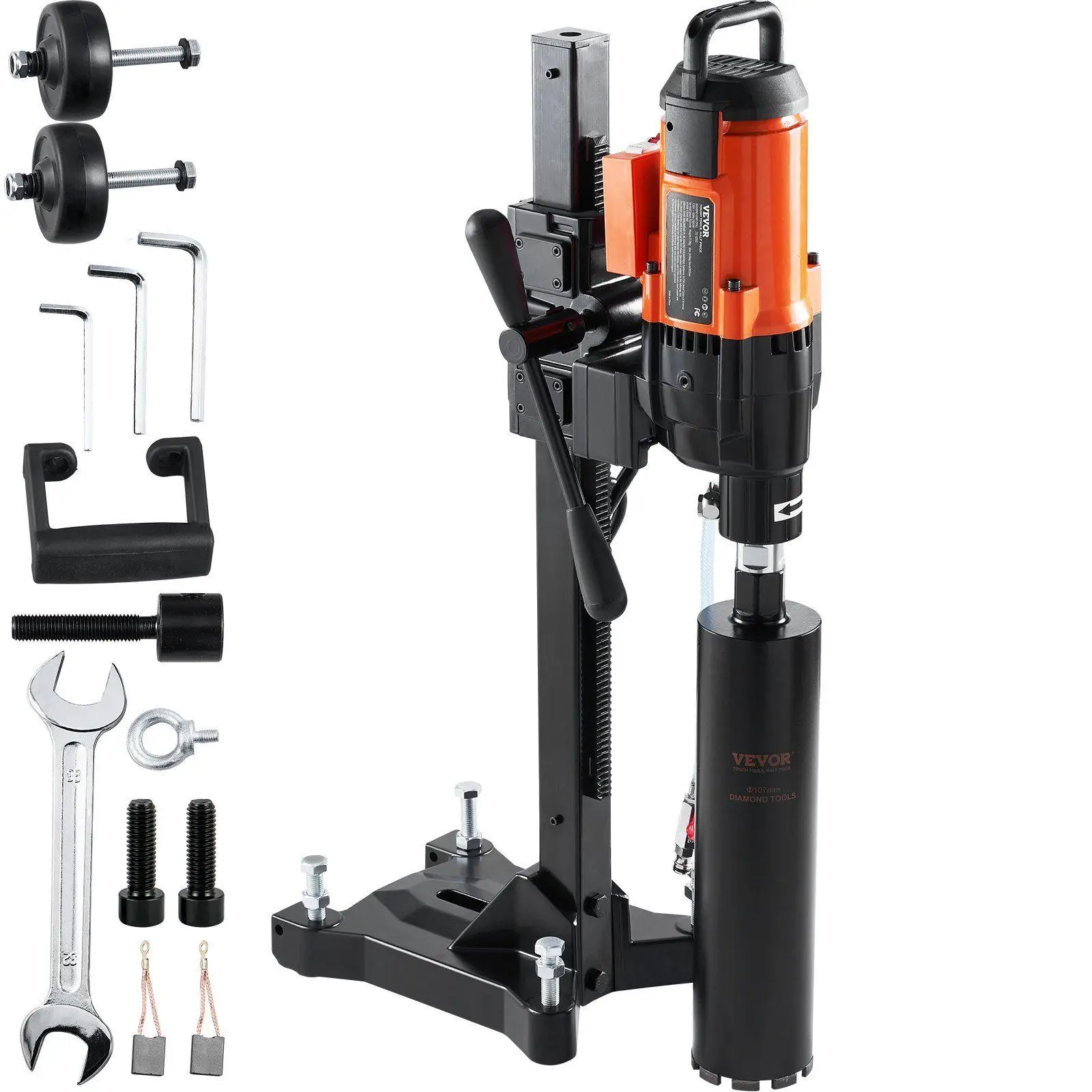 10-дюймовая колонковая буровая установка, 2500 Вт, 750 об/мин, 1-1/4 дюйма, резьба, глубина 23,62 дюйма, основание из сплава, быстрое подключение воды, подставка, колеса
10-дюймовая колонковая буровая установка, 2500 Вт, 750 об/мин, 1-1/4 дюйма, резьба, глубина 23,62 дюйма, основание из сплава, быстрое подключение воды, подставка, колеса