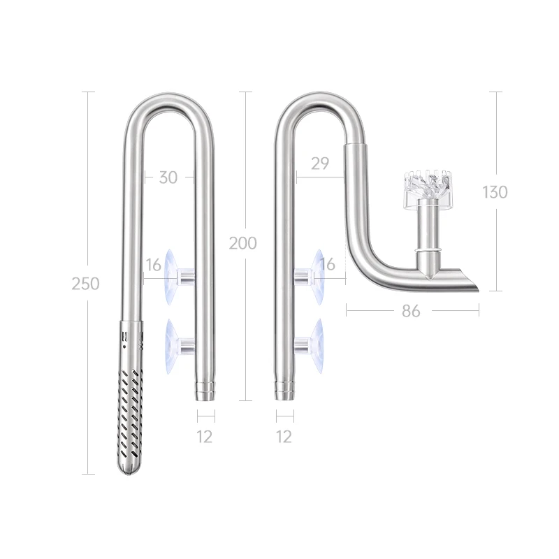 New Stainless Steel Lily Pipe Poppy Surface Skimmer 12mm Aquarium Lily Pipe Inflowand Outflow Aquarium Water Pipe
New Stainless Steel Lily Pipe Poppy Surface Skimmer 12mm Aquarium Lily Pipe Inflowand Outflow Aquarium Water Pipe