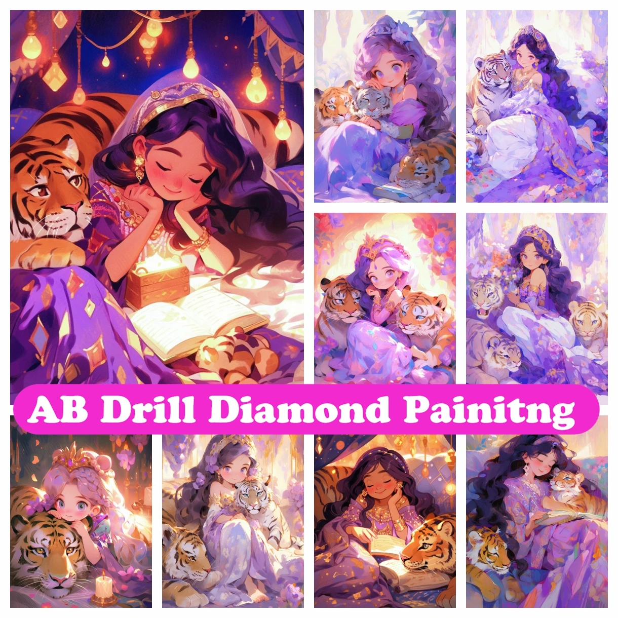 Jasmine 5D DIY AB Drill Diamond Painting Embroidery Disney Cartoon Princess Art Cross Stitch Mosaic Rhinestones Hobby Home Decor
Jasmine 5D DIY AB Drill Diamond Painting Embroidery Disney Cartoon Princess Art Cross Stitch Mosaic Rhinestones Hobby Home Decor