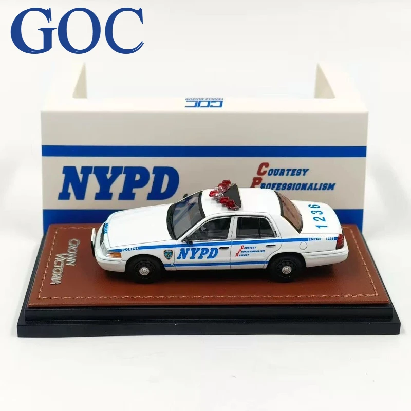GOC 1:64 alloy American police car from New York NYPD Ford CV auxiliary police car model figurine collectible toy gift
GOC 1:64 alloy American police car from New York NYPD Ford CV auxiliary police car model figurine collectible toy gift