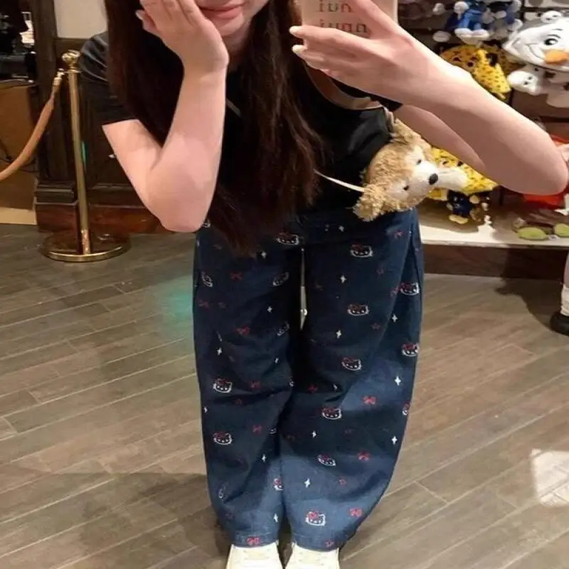 Sanrio Printed Jeans Trousers Hello Kitty Cartoon Pants Walking Pajamas Summer Versatile Casual Pants That Can Be Worn Outside
Sanrio Printed Jeans Trousers Hello Kitty Cartoon Pants Walking Pajamas Summer Versatile Casual Pants That Can Be Worn Outside