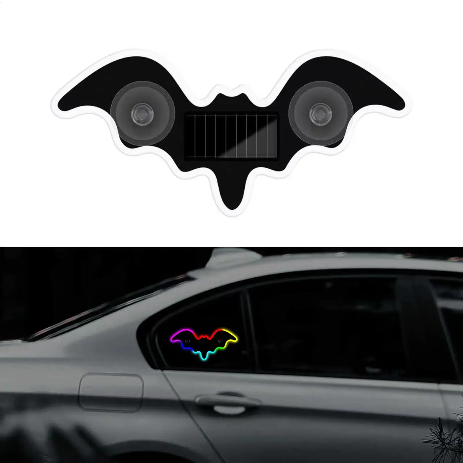 LED Car Lights Interior Solar/USB Rechargeable Multi-Mode Bat LED Lights for Car Interior for Truck SUV RV Automotive Window
LED Car Lights Interior Solar/USB Rechargeable Multi-Mode Bat LED Lights for Car Interior for Truck SUV RV Automotive Window