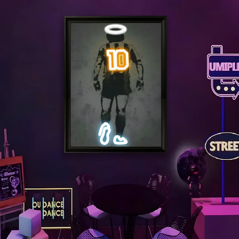 Светящаяся подвесная картина со звездой, украшение космонавта, неоновый свет, фреска для спальни, киберспортивная комната, светящаяся окружающая живопись, свет
Светящаяся подвесная картина со звездой, украшение космонавта, неоновый свет, фреска для спальни, киберспортивная комната, светящаяся окружающая живопись, свет