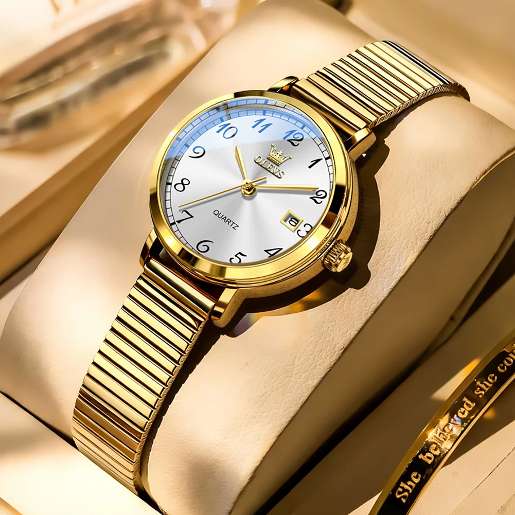 OLEVS Woman Watch Luxury Elagant Classic Fashion Clock Casual Date Stainless Waterproof Luminous Quartz Ladies Watches
OLEVS Woman Watch Luxury Elagant Classic Fashion Clock Casual Date Stainless Waterproof Luminous Quartz Ladies Watches