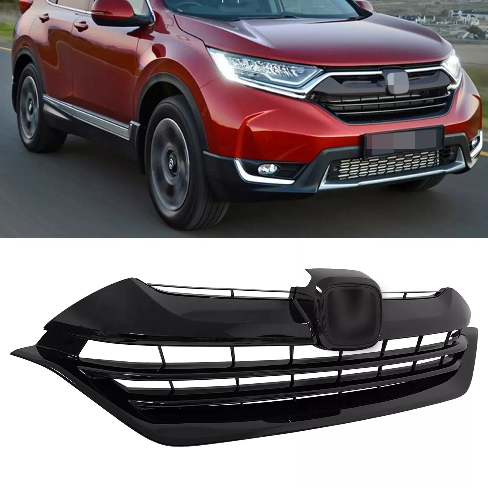 Front Upper Bumper Grille Assembly For 2017 2018 2019 Honda CRV CR-V 71121TLAA00
Front Upper Bumper Grille Assembly For 2017 2018 2019 Honda CRV CR-V 71121TLAA00