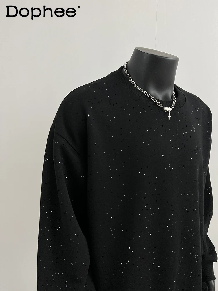 2025 American Style High-End Sequin Starry Sky Round Neck Sweatshirt Unisex Loose Casual Versatile Fleece Pullover Top
2025 American Style High-End Sequin Starry Sky Round Neck Sweatshirt Unisex Loose Casual Versatile Fleece Pullover Top