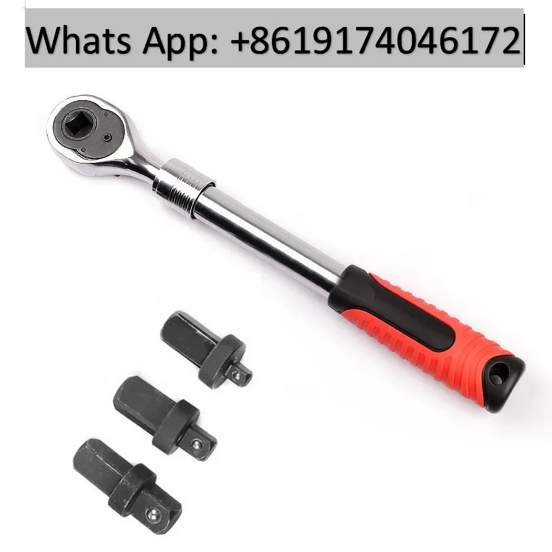 Hard steel 72-tooth replaceable head 3-in-1 ratchet wrench Multifunctional wrench 1/4 3/8 1/2 Quick telescopic wrench
Hard steel 72-tooth replaceable head 3-in-1 ratchet wrench Multifunctional wrench 1/4 3/8 1/2 Quick telescopic wrench