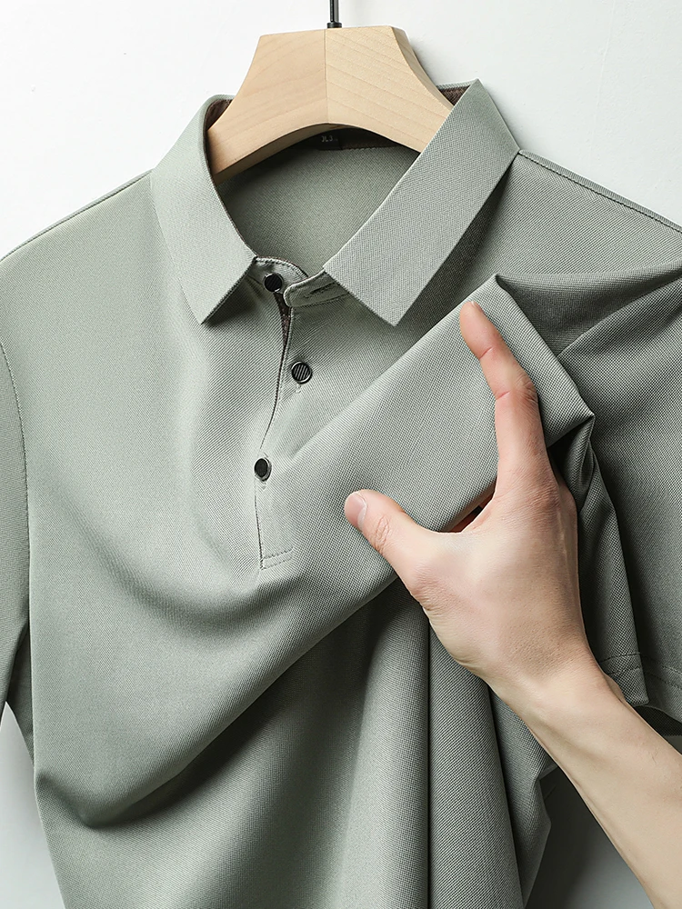 Short Sleeved T-shirt Men's Lapel 2024 New Summer Half Sleeved Casual Versatile Top Polo Shirt Men
Short Sleeved T-shirt Men's Lapel 2024 New Summer Half Sleeved Casual Versatile Top Polo Shirt Men