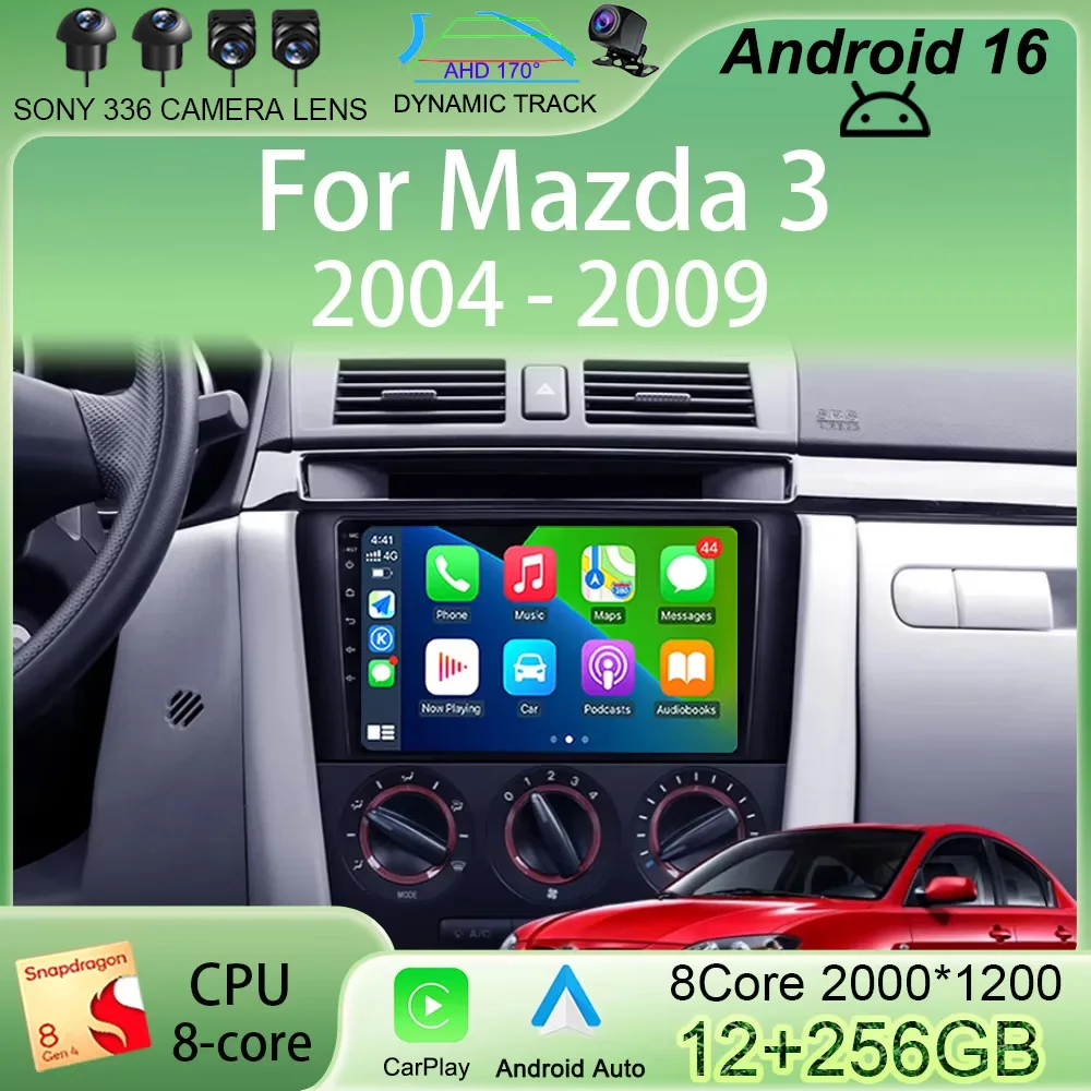 Car Radio Android 16 For Mazda 3 2004 2005 2006 2007 2008 2009 2din with BOSE Multimedia Player Carplay Stereo GPS Head Unit
Car Radio Android 16 For Mazda 3 2004 2005 2006 2007 2008 2009 2din with BOSE Multimedia Player Carplay Stereo GPS Head Unit