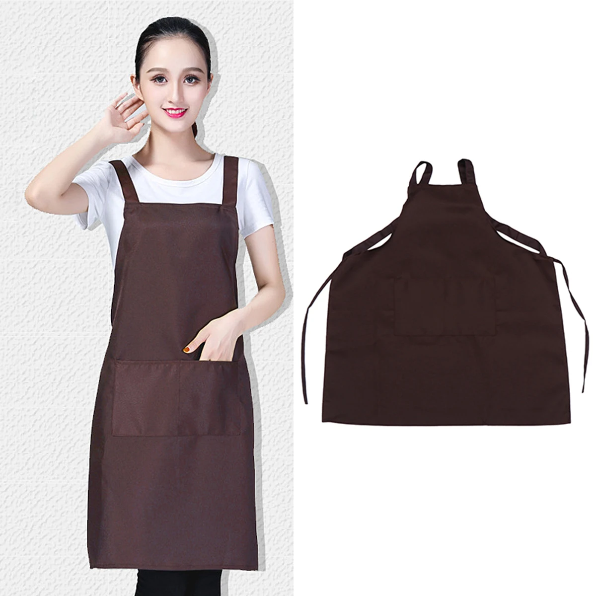 Coffee Shop Apron Bib Aprons Work Kitchen Cooking Server Women Waitress for Adults Print
Coffee Shop Apron Bib Aprons Work Kitchen Cooking Server Women Waitress for Adults Print