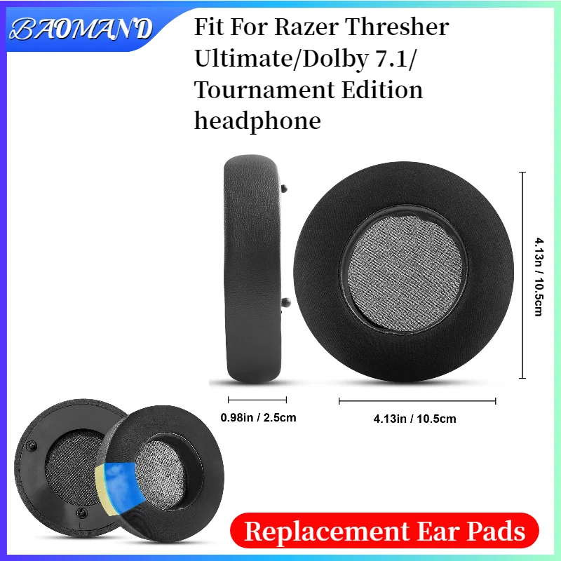 Replacement Earpads Cushion For Razer Thresher Ultimate/Dolby 7.1/Tournament Edition Headphones Memory Sponge Sleeves Cover
Replacement Earpads Cushion For Razer Thresher Ultimate/Dolby 7.1/Tournament Edition Headphones Memory Sponge Sleeves Cover