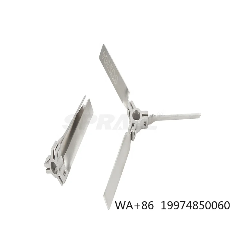 304 Stainless Steel Impeller Small Caliber IBC Impeller Three Blade Dispersion Accessories
304 Stainless Steel Impeller Small Caliber IBC Impeller Three Blade Dispersion Accessories