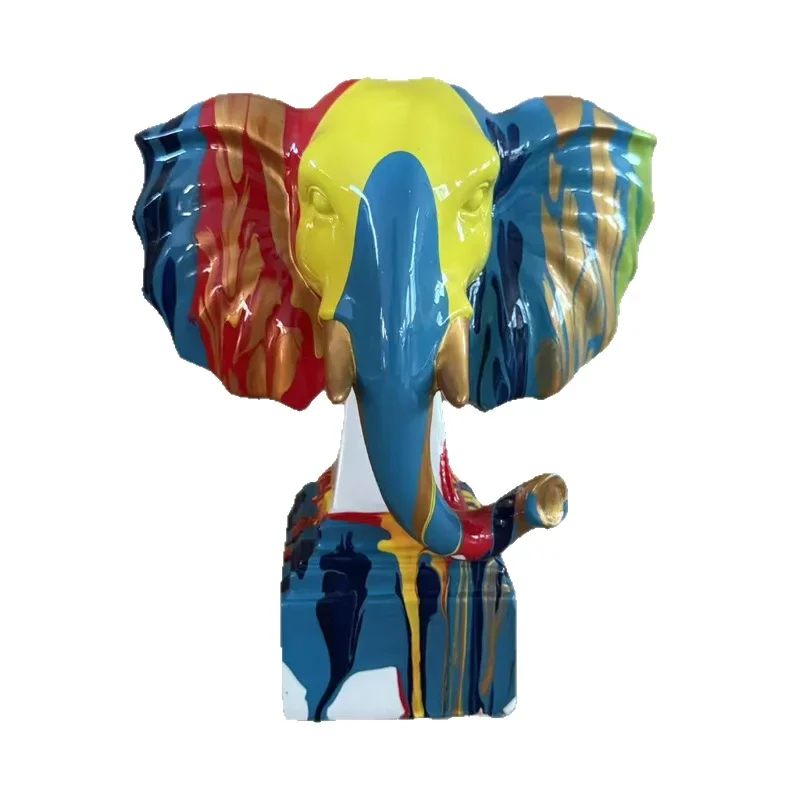 Color colored elephant resin crafts bedroom desk living room decoration home soft decoration decoration housewarming gifts
Color colored elephant resin crafts bedroom desk living room decoration home soft decoration decoration housewarming gifts