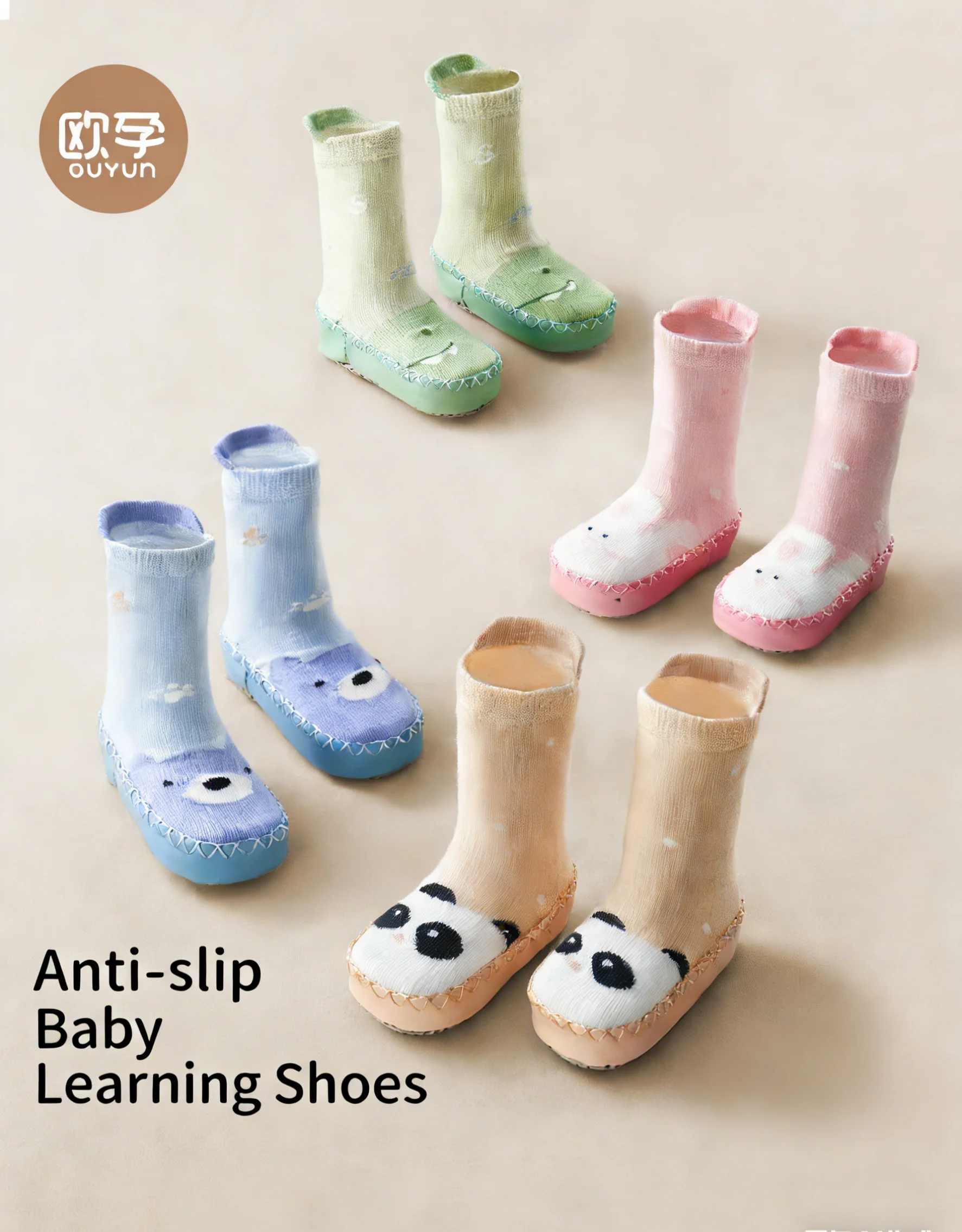 OUYUN Baby Walker Shoes Socks Spring Autumn Anti-slip Floor Socks Newborn Socks Children Indoor Cool Soft Bottom Shoes
OUYUN Baby Walker Shoes Socks Spring Autumn Anti-slip Floor Socks Newborn Socks Children Indoor Cool Soft Bottom Shoes