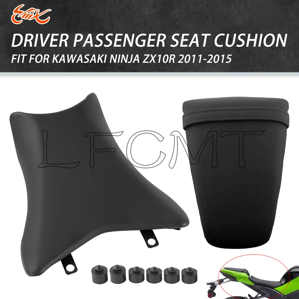 Motorcycle Front Rear Seat Driver Rider Passenger Seat Cushion Pad Fit for KAWASAKI NINJA ZX-10R ZX10R 2011 2012 2013 2014 2015
Motorcycle Front Rear Seat Driver Rider Passenger Seat Cushion Pad Fit for KAWASAKI NINJA ZX-10R ZX10R 2011 2012 2013 2014 2015