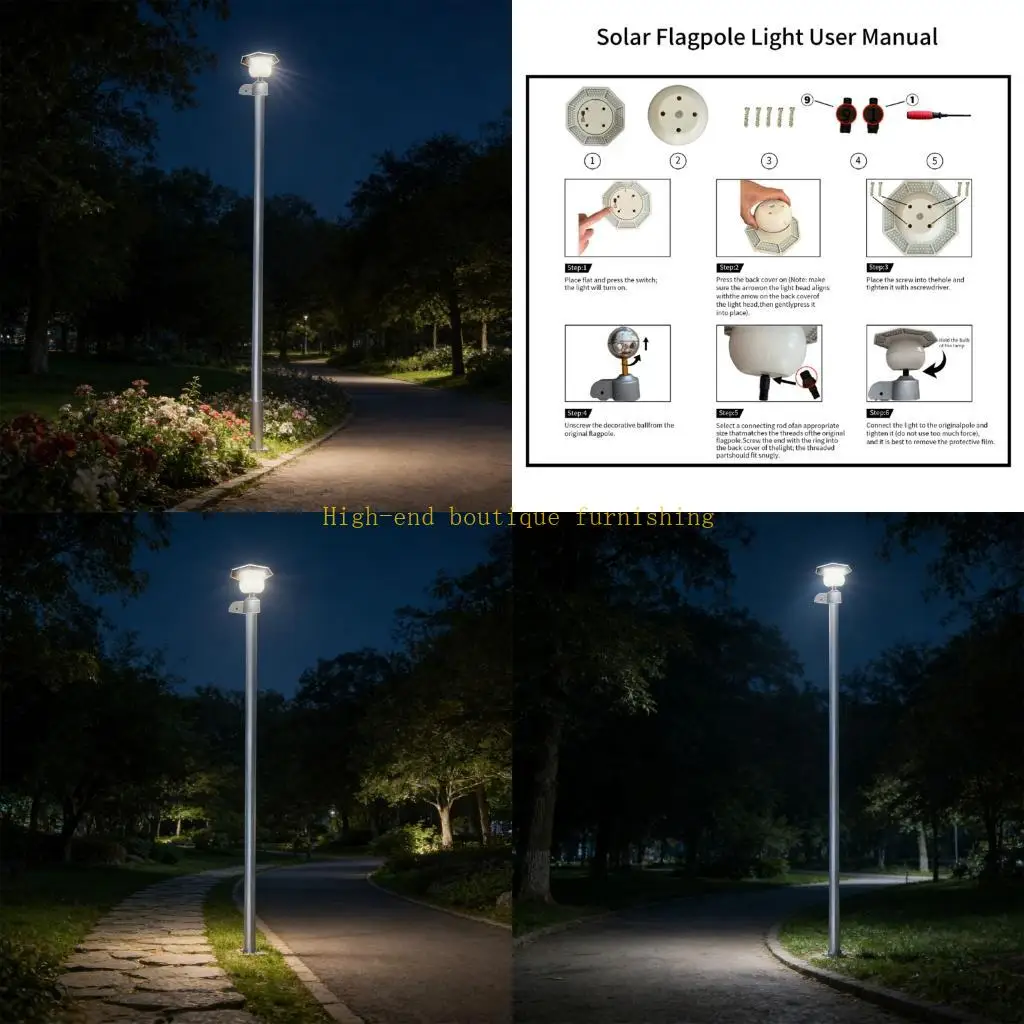 L9NB Environment Friendly Sun Flag Light With Extended Battery For Garden Flag Mounts
L9NB Environment Friendly Sun Flag Light With Extended Battery For Garden Flag Mounts