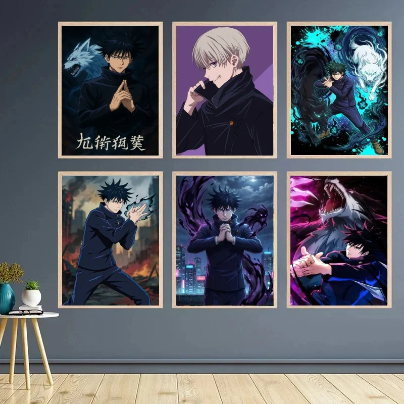 Jujutsu Kaisen Fushiguro Megumi and Inumaki Toge Anime Poster Canvas Wall Art for Bedroom and Gaming Room Decor
Jujutsu Kaisen Fushiguro Megumi and Inumaki Toge Anime Poster Canvas Wall Art for Bedroom and Gaming Room Decor