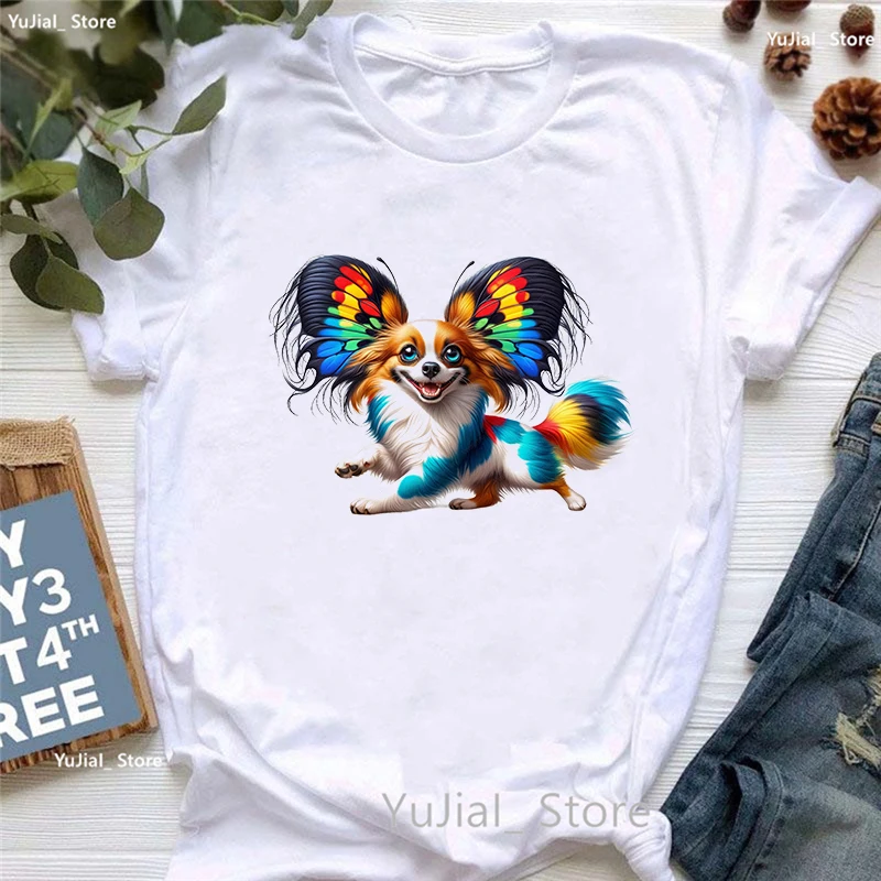 Colorful Papillon Butterfly Animal Printed T Shirt Girls Funny Casual Tshirt Women Harajuku Kawaii Clothes Summer T-Shirt Female
Colorful Papillon Butterfly Animal Printed T Shirt Girls Funny Casual Tshirt Women Harajuku Kawaii Clothes Summer T-Shirt Female
