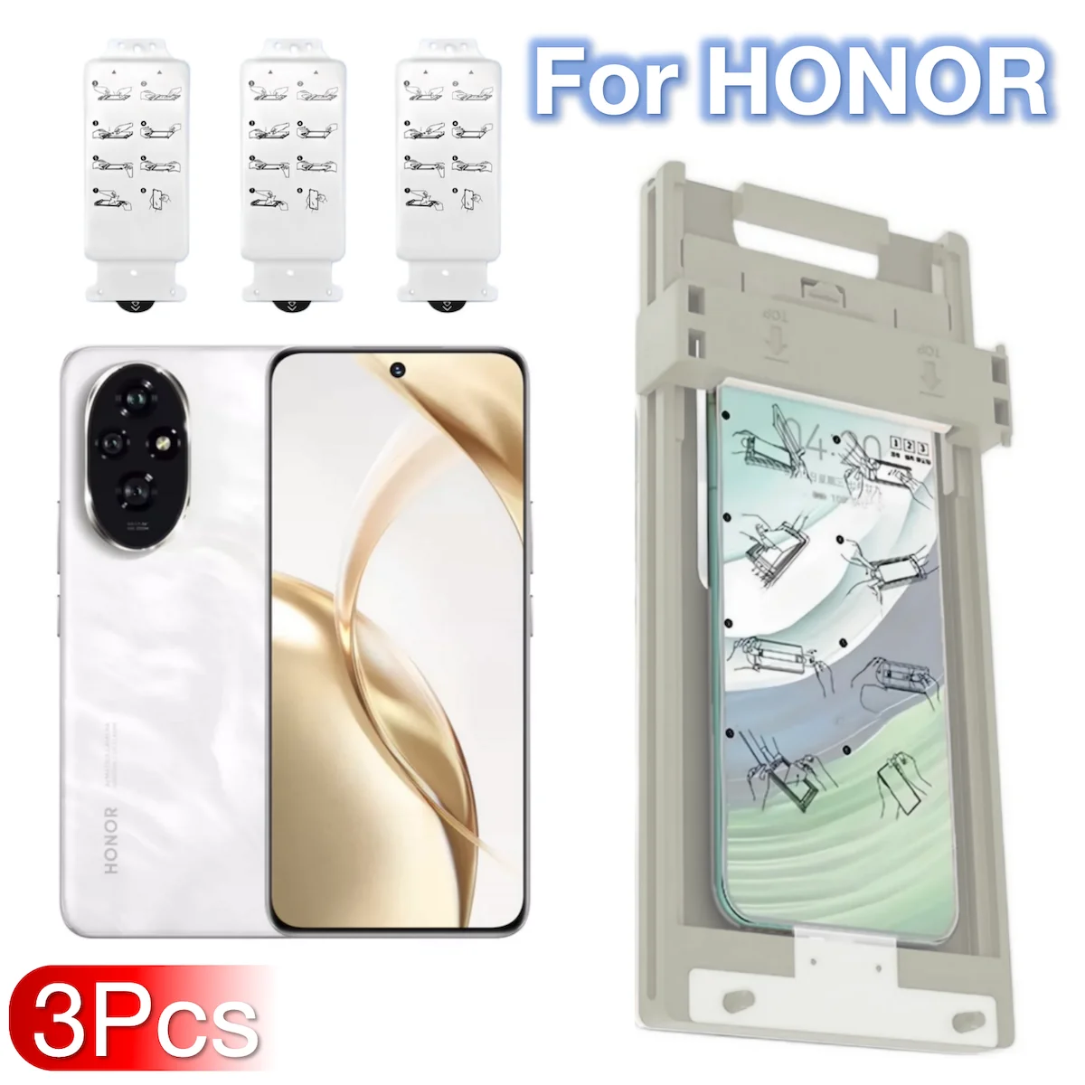 3Pcs For HONOR Magic 6 7 8 Pro Honor 90 100 200 300 Ultra Screen Protector No Dust Positioning With Kit, Not Tempered Glass
3Pcs For HONOR Magic 6 7 8 Pro Honor 90 100 200 300 Ultra Screen Protector No Dust Positioning With Kit, Not Tempered Glass
