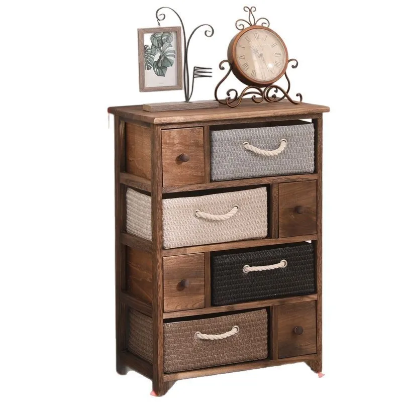 Solid wood chest pastoral rattan storage storage living room storage cabinet small bedroom drawer cabinet narrow corner cabinet
Solid wood chest pastoral rattan storage storage living room storage cabinet small bedroom drawer cabinet narrow corner cabinet