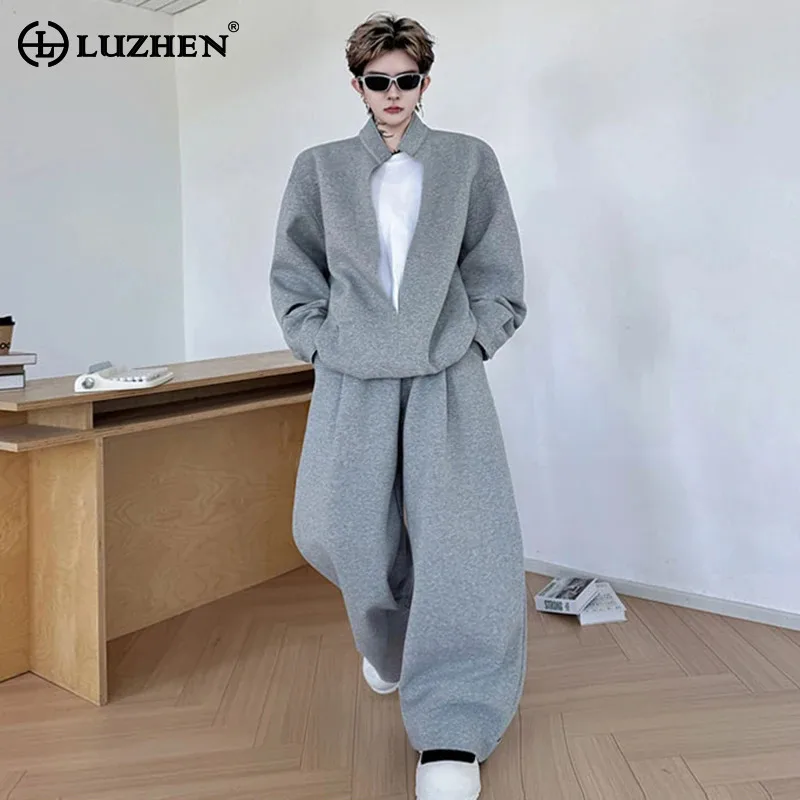 LUZHEN однотонные комплекты из двух предметов, мужские комплекты из двух предметов, новинка 2025, высококачественные мешковатые широкие спортивные штаны, модный красивый пуловер, пальто JY3590
LUZHEN однотонные комплекты из двух предметов, мужские комплекты из двух предметов, новинка 2025, высококачественные мешковатые широкие спортивные штаны, модный красивый пуловер, пальто JY3590
