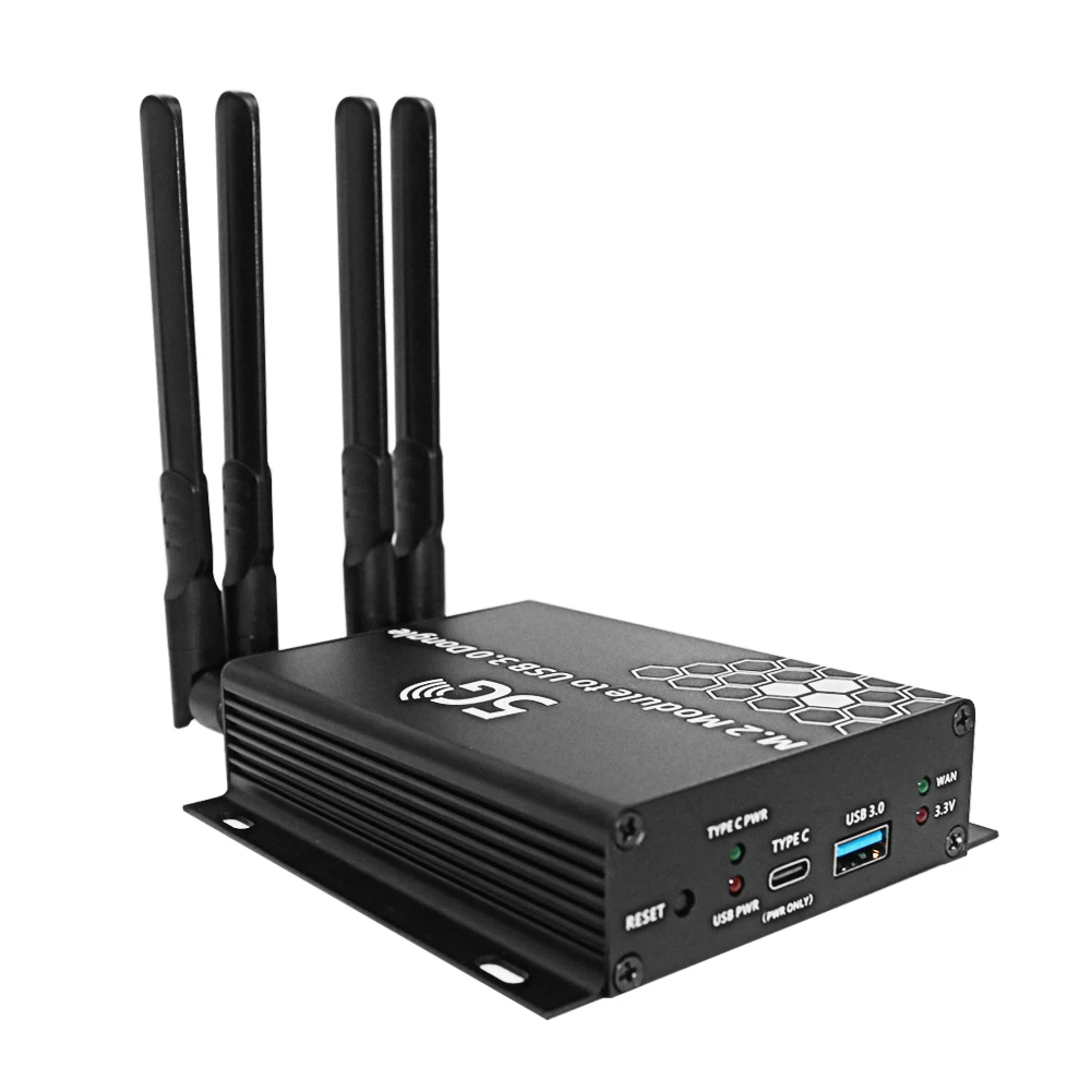 NGFF(M.2) 4G/5G Module to USB 3.0 Adapter with auxiliary power
NGFF(M.2) 4G/5G Module to USB 3.0 Adapter with auxiliary power