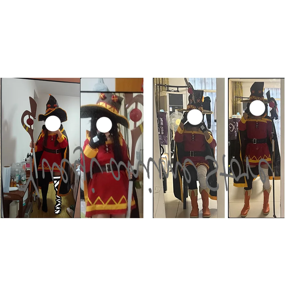 customized---Women's Megumin Cosplay Costume Cloak Dress Uniform Outfit For Carnival Halloween Party Clothes
customized---Women's Megumin Cosplay Costume Cloak Dress Uniform Outfit For Carnival Halloween Party Clothes