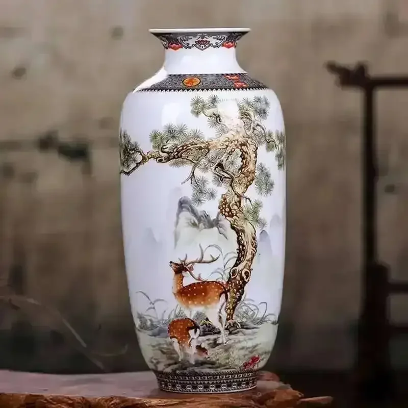 Jingdezhen Ceramic Vase Vintage Chinese Traditional Vases Home Decoration Animal Vase Fine Smooth Surface Furnishing Articles
Jingdezhen Ceramic Vase Vintage Chinese Traditional Vases Home Decoration Animal Vase Fine Smooth Surface Furnishing Articles
