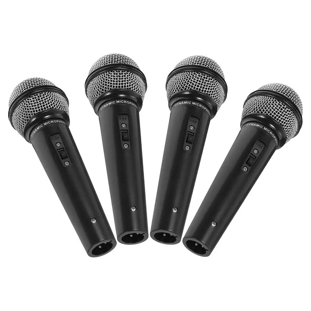 4 Pcs Simulation Microphone Toys High Quality Kids Prop Black Plastic Toy Microphone Children Party Favor Music Instrument
4 Pcs Simulation Microphone Toys High Quality Kids Prop Black Plastic Toy Microphone Children Party Favor Music Instrument