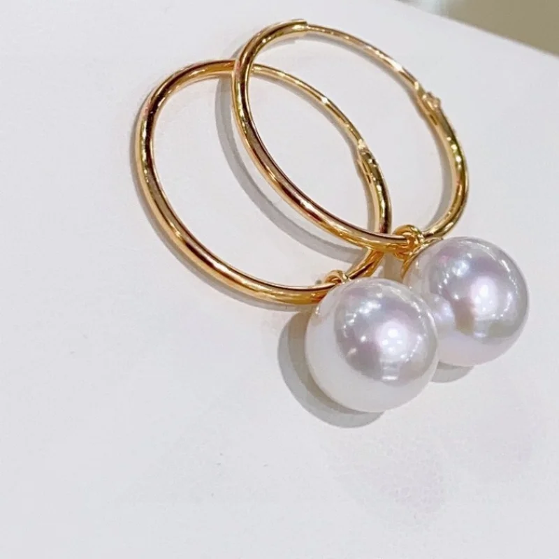 SGARIT Minimalist Stainless Steel Small Hoop Earrings Natural Pearl Earrings S925 Sterling Silver for Women's Accessories SE85
SGARIT Minimalist Stainless Steel Small Hoop Earrings Natural Pearl Earrings S925 Sterling Silver for Women's Accessories SE85