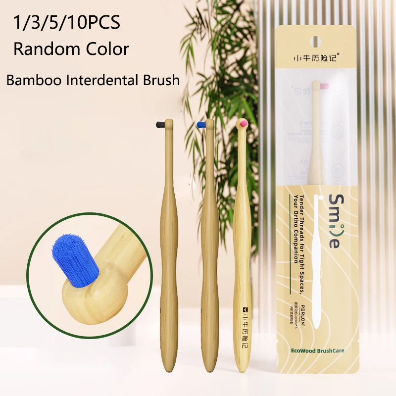 1/3/5/10PCS Bamboo Interdental Brush Tooth Stain Deep Cleaning Bamboo Toothbrush Teeth Tartar/Tea/Smoke Stains Removal Oral Care
1/3/5/10PCS Bamboo Interdental Brush Tooth Stain Deep Cleaning Bamboo Toothbrush Teeth Tartar/Tea/Smoke Stains Removal Oral Care