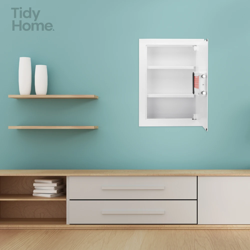 White Biometric Wall Safe,Safe storage design safe,Adjustable partition for convenient storage,Solid Construction,Right Opening
White Biometric Wall Safe,Safe storage design safe,Adjustable partition for convenient storage,Solid Construction,Right Opening