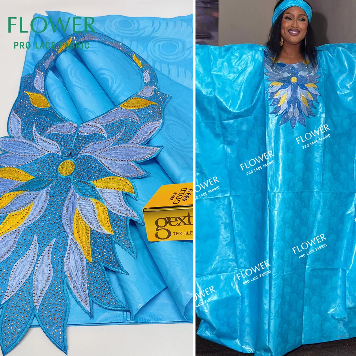 Небесно-голубой африканский женский костюм Bazin Riche с вырезом и камнями, воротник с вышивкой для невесты, свадебное платье, аксессуары для самостоятельного изготовления, ткань для бассейна
Небесно-голубой африканский женский костюм Bazin Riche с вырезом и камнями, воротник с вышивкой для невесты, свадебное платье, аксессуары для самостоятельного изготовления, ткань для бассейна