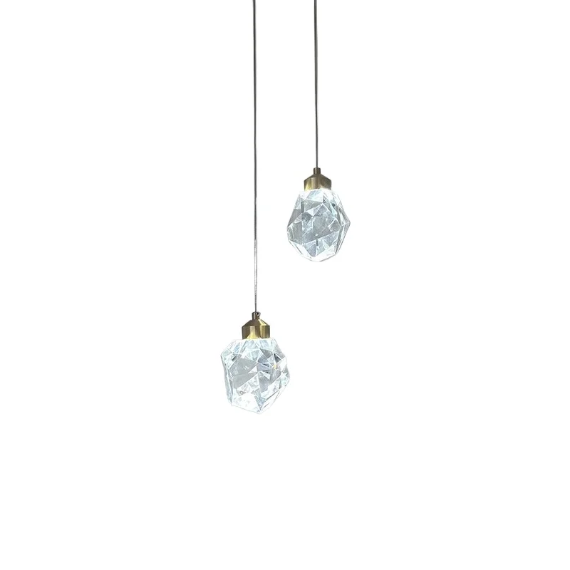Crystal all-copper bedside chandelier living room sofa background wall bedroom atmosphere light luxury
Crystal all-copper bedside chandelier living room sofa background wall bedroom atmosphere light luxury