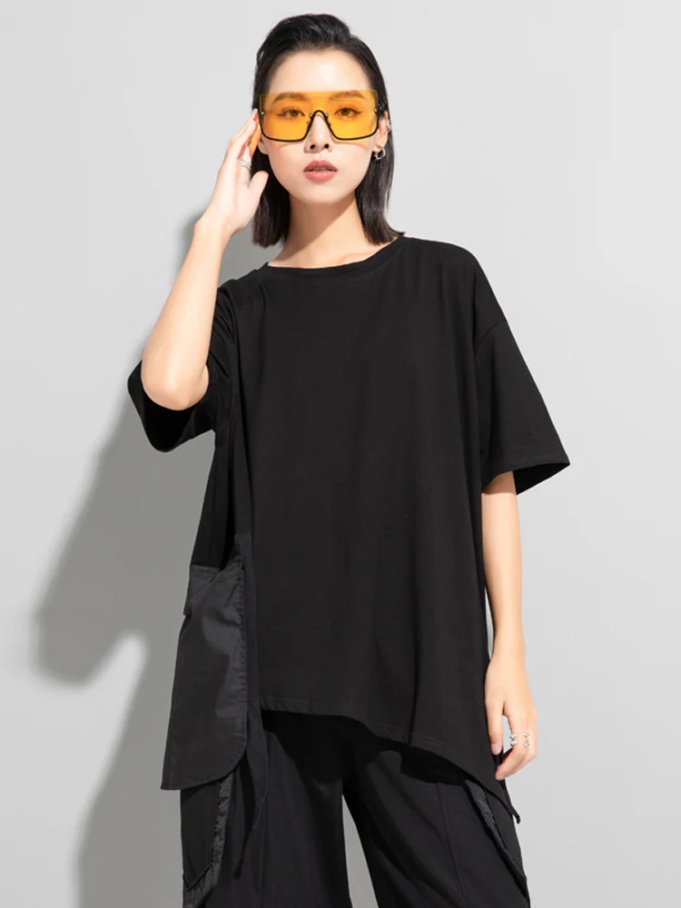 Необычная круглая футболка Ne ort Sve для женщин Summer Faion Design Split Personali f Sve Top Street Sle Pure...
Необычная круглая футболка Ne ort Sve для женщин Summer Faion Design Split Personali f Sve Top Street Sle Pure...