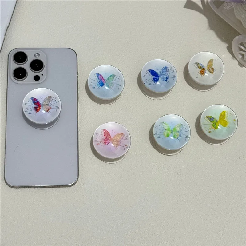 3D Glass Circle Butterfly Mobile Phone Holder Stand INS Phone Finger Holder Grip Air Sac Mobile Stand Grip Support For All Phone
3D Glass Circle Butterfly Mobile Phone Holder Stand INS Phone Finger Holder Grip Air Sac Mobile Stand Grip Support For All Phone