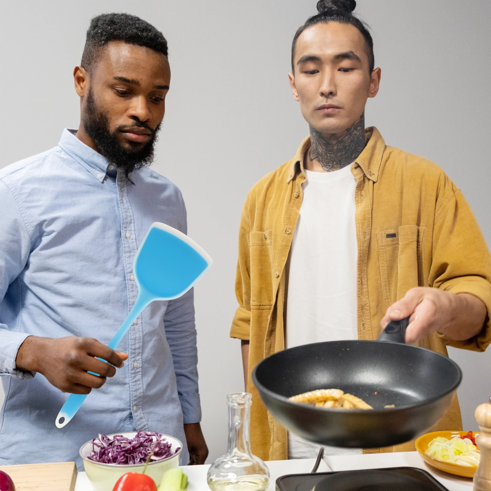 2Pcs Silicone Spatula Set High Grade Material Non Stick Cooking Accessories Safe Home Hotel Kitchen Use Reusable
2Pcs Silicone Spatula Set High Grade Material Non Stick Cooking Accessories Safe Home Hotel Kitchen Use Reusable