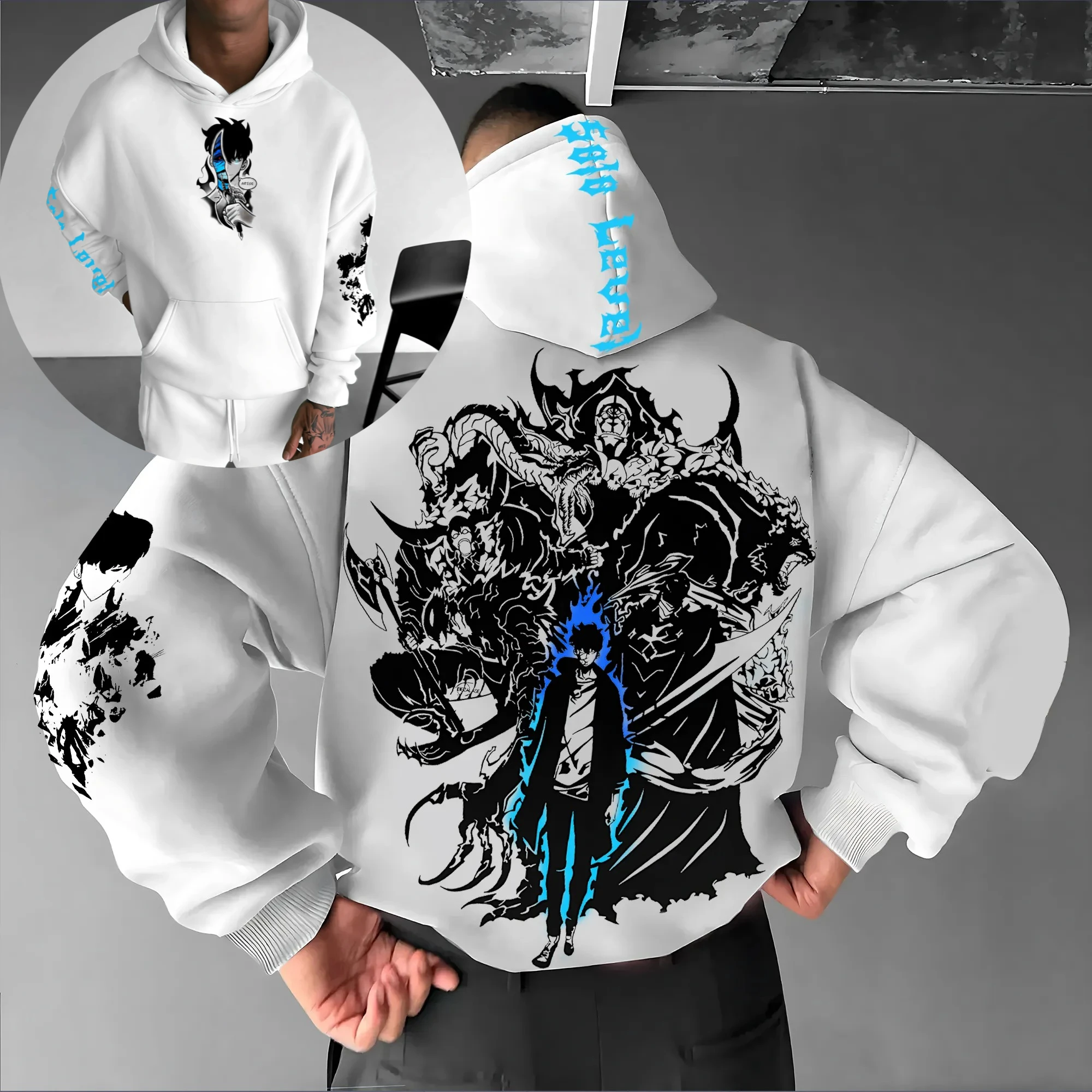 Solo Leveling Parent-child Clothing Autumn and Winter Japanese Hotblooded Animation Classic Character Hoodie Men's and Women's
Solo Leveling Parent-child Clothing Autumn and Winter Japanese Hotblooded Animation Classic Character Hoodie Men's and Women's