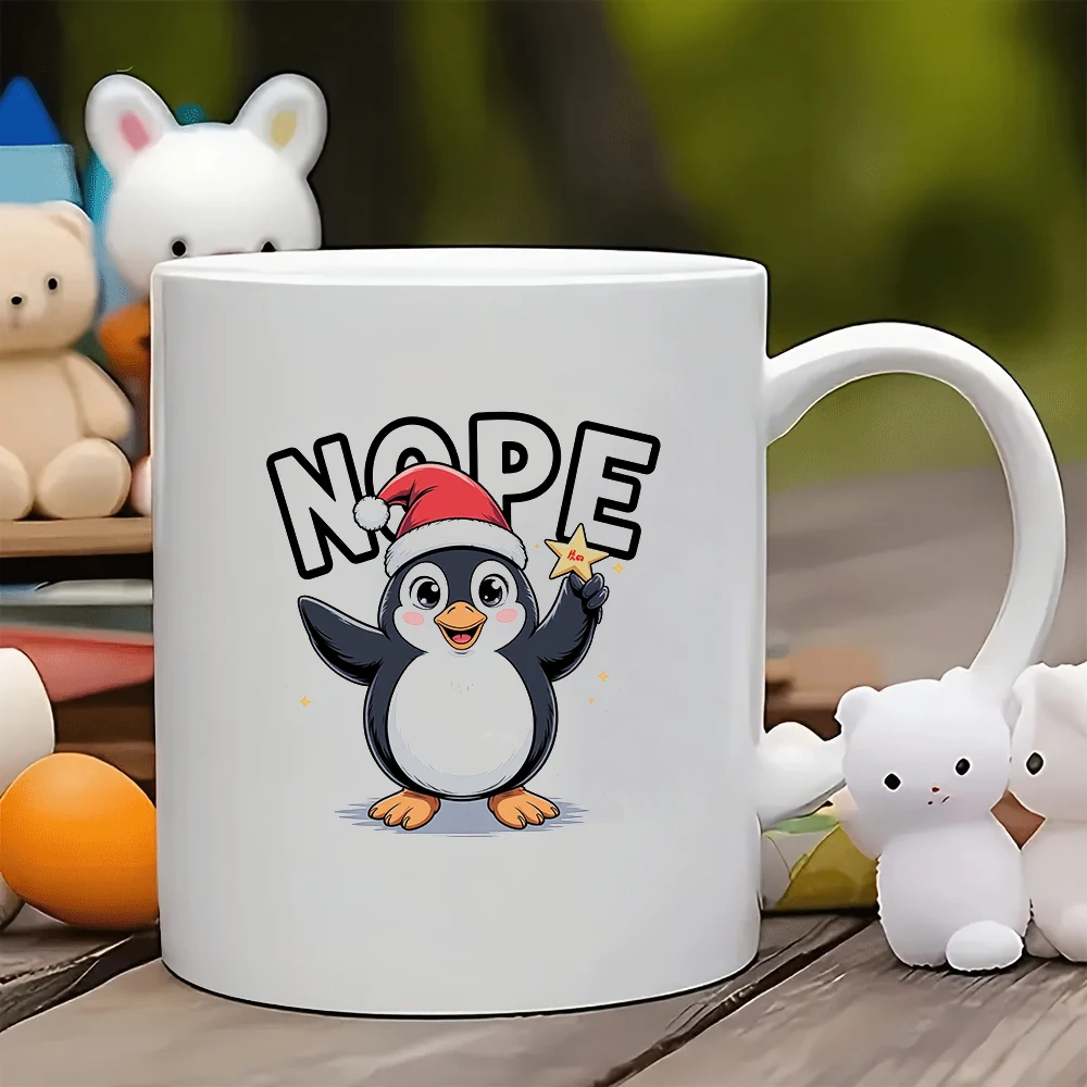11oz Penguin cartoon mug + Santa hat penguin kids cup Christmas gift family office coffee mug
11oz Penguin cartoon mug + Santa hat penguin kids cup Christmas gift family office coffee mug
