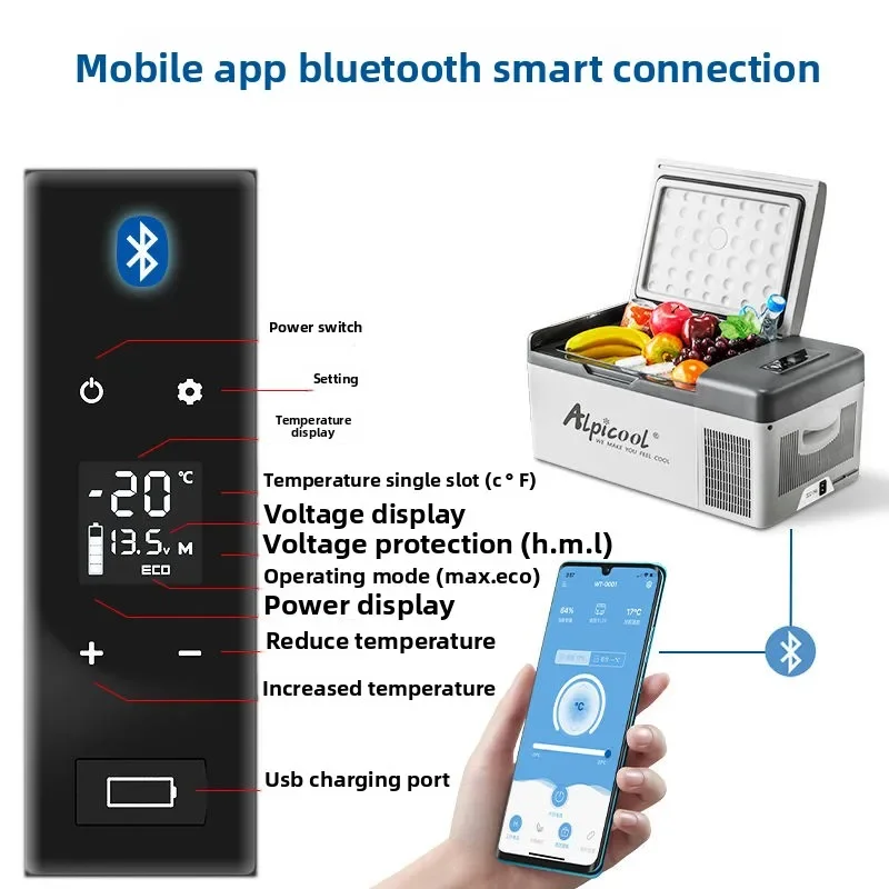 With Bluetooth Refrigerated Frozen Classic C15 Car Outdoor Refrigerator Mobile Car/SUV/Large Truck
With Bluetooth Refrigerated Frozen Classic C15 Car Outdoor Refrigerator Mobile Car/SUV/Large Truck