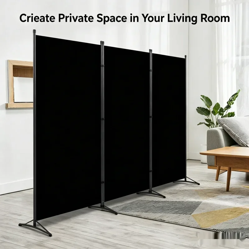Black Portable Sliding Folding Partition Wall Movable Office Divider Privacy Screen Panel for Home Hotel And Office Use
Black Portable Sliding Folding Partition Wall Movable Office Divider Privacy Screen Panel for Home Hotel And Office Use