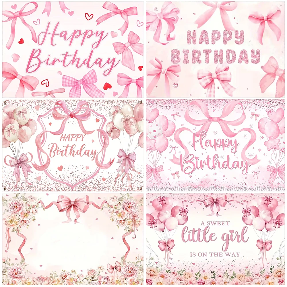 Pink Bow Tie Birthday Backdrop Balloon Flowers Diamond Girls Birthday Party Decoration Background Party Supplies Baby Photo Prop
Pink Bow Tie Birthday Backdrop Balloon Flowers Diamond Girls Birthday Party Decoration Background Party Supplies Baby Photo Prop
