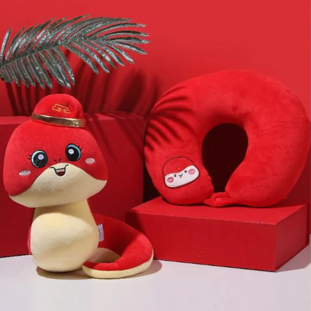 Creative Zodiac Snake Plush Doll Cute U-shaped Pillow Stuffed Neck Pillow Red Soft Cartoon Deformation Pillow Home Decoration
Creative Zodiac Snake Plush Doll Cute U-shaped Pillow Stuffed Neck Pillow Red Soft Cartoon Deformation Pillow Home Decoration