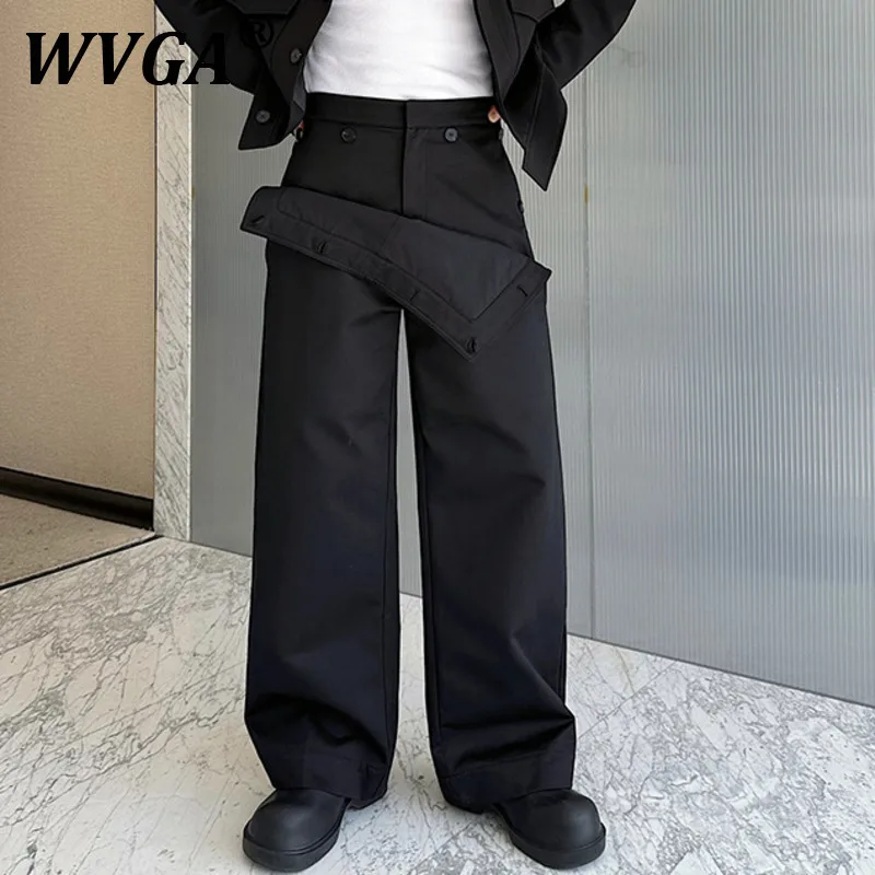 WVGA осень-зима новые мужские двухслойные дизайнерские брюки Tide High Street индивидуальные модные нишевые шикарные повседневные широкие брюки Ins W10150
WVGA осень-зима новые мужские двухслойные дизайнерские брюки Tide High Street индивидуальные модные нишевые шикарные повседневные широкие брюки Ins W10150