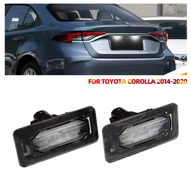 2 шт. светодиодный светильник номерного знака в сборе, замена лампы для Toyota Corolla 2014-2020
2 шт. светодиодный светильник номерного знака в сборе, замена лампы для Toyota Corolla 2014-2020