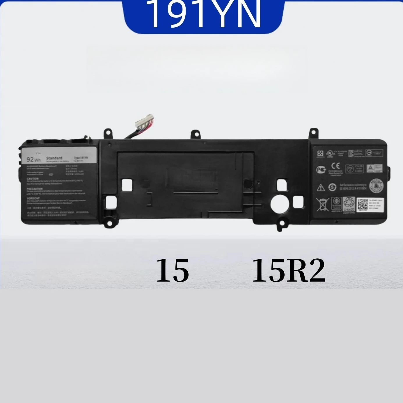 For dell alienware 15 r2 p42f 191yn 2f3w1 laptop battery
For dell alienware 15 r2 p42f 191yn 2f3w1 laptop battery