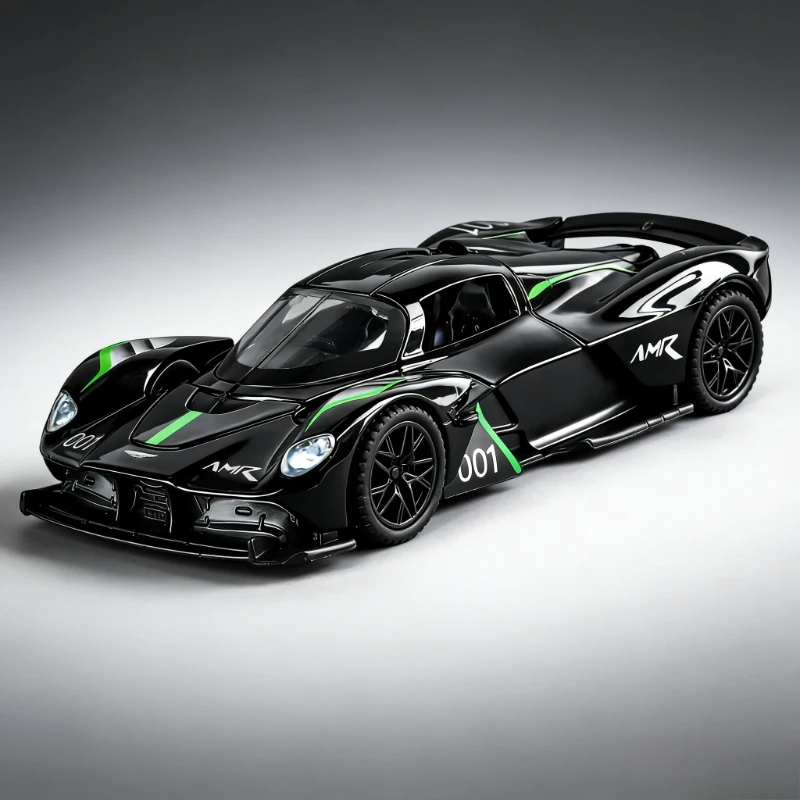 Металлическая модель автомобиля 1:32 Martin Valkyrie AMR 001 Super Sports Car со звуком и светом, коллекционная, для хобби, подарок на день рождения
Металлическая модель автомобиля 1:32 Martin Valkyrie AMR 001 Super Sports Car со звуком и светом, коллекционная, для хобби, подарок на день рождения
