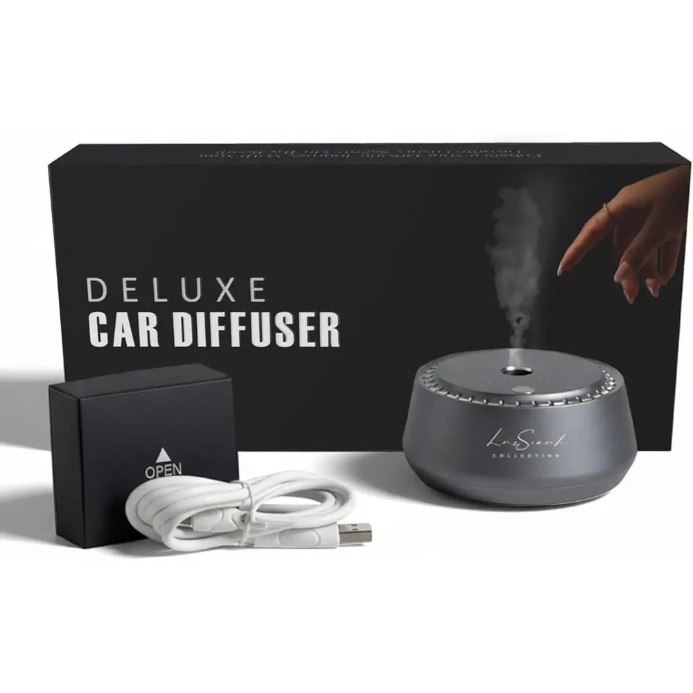 Compact Aromatherapy Diffuser with 20mL Scent Oil for Car Air Freshness
Compact Aromatherapy Diffuser with 20mL Scent Oil for Car Air Freshness