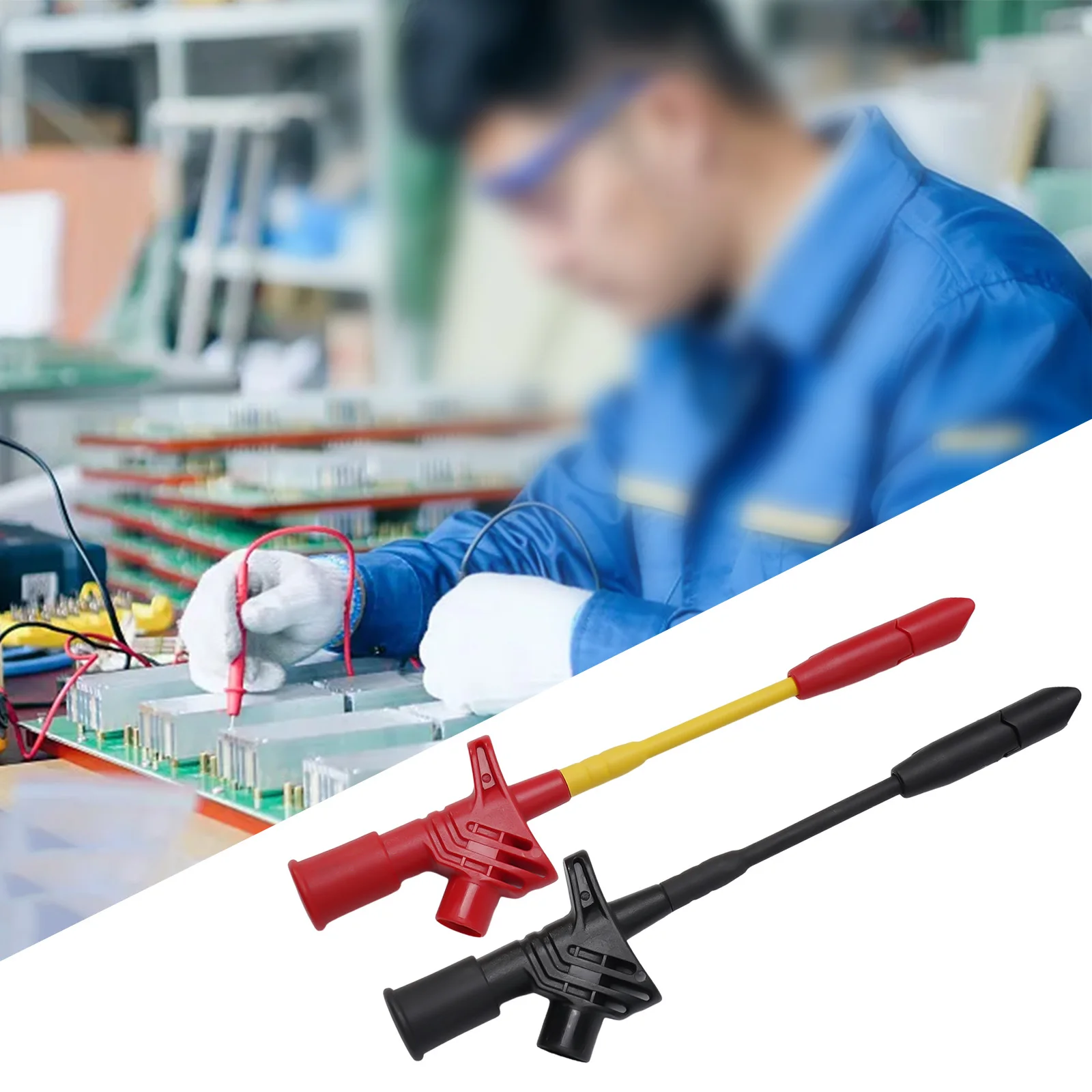 2PCS Multi-meter Test Probe Professional Piercing Needle Test Clips Insulation Wire Piercing Probe Heavy Duty Quick Piercing
2PCS Multi-meter Test Probe Professional Piercing Needle Test Clips Insulation Wire Piercing Probe Heavy Duty Quick Piercing