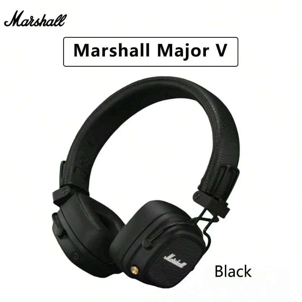 Беспроводные Bluetooth-наушники Marshall Major V 5, классические наушники с глубоким басом, складные, для поп- и рок-музыки, в стиле ретро, оригинальные
Беспроводные Bluetooth-наушники Marshall Major V 5, классические наушники с глубоким басом, складные, для поп- и рок-музыки, в стиле ретро, оригинальные